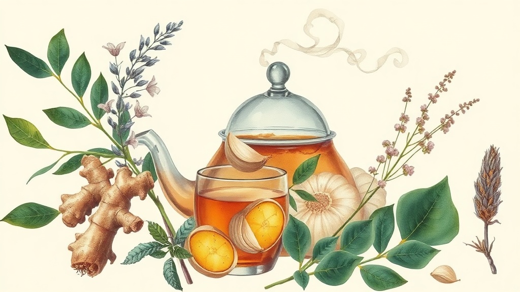 Infusão de Gengibre e Alho: Receita Antiviral Caseira