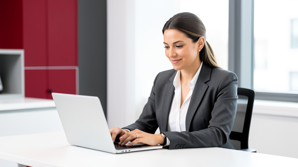 Professional person at a modern desk reviewing health insurance options for a career transition.