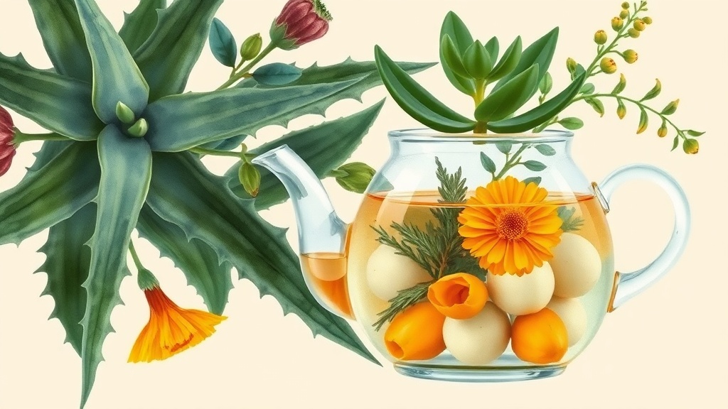 Chá de Calêndula e Aloe Vera: Receita Prática