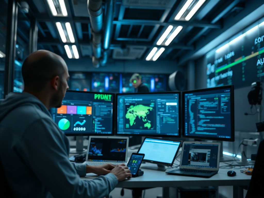 Illustration of AI-assisted software development with GitHub Copilot and other free AI tools in 2026