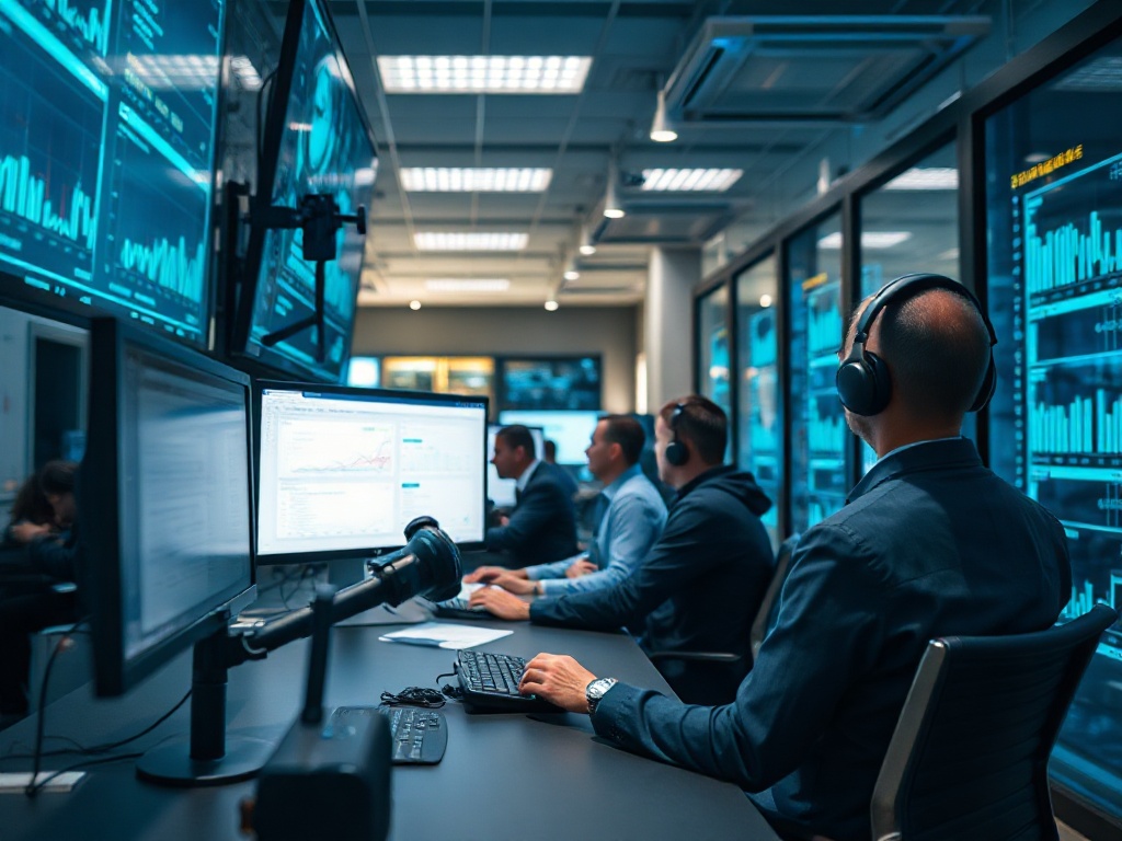 AI-powered scenario analysis illustration for AI financial modeling, emphasizing its essential role in modern finance.