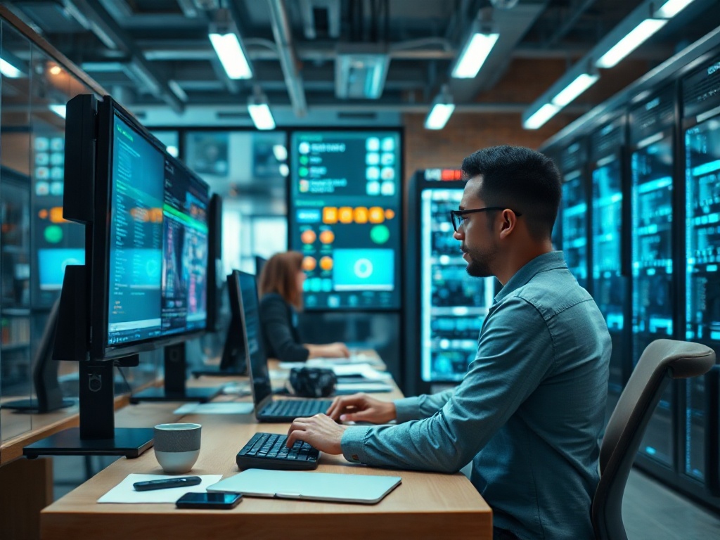 AI business tools illustration highlighting content creation, chat, automation, and file storage integration