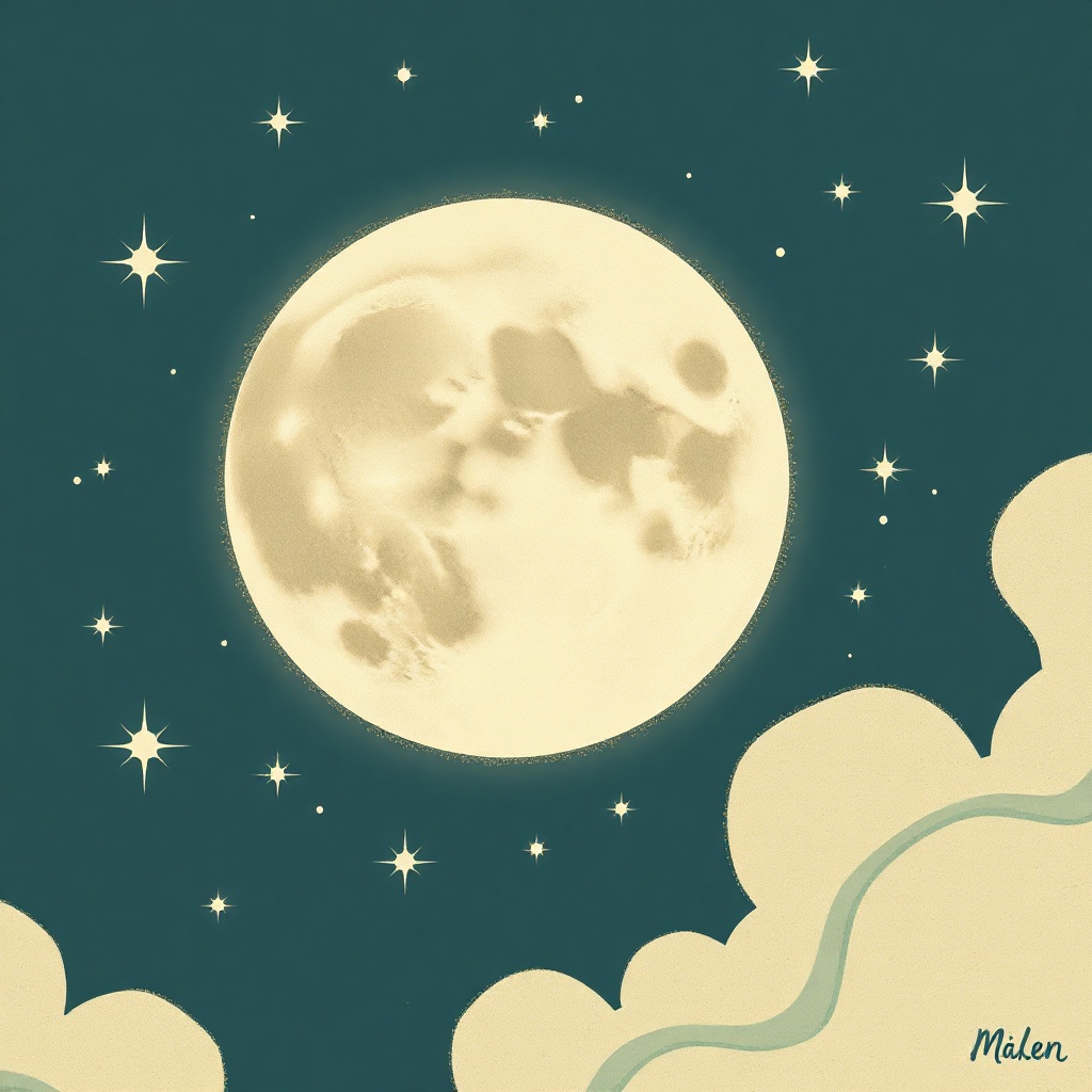 A close, regal portrait of the Moon, taken (she claims) from her good side.