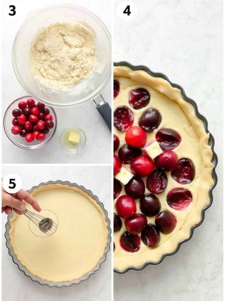 recette clafoutis aux cerises preparation