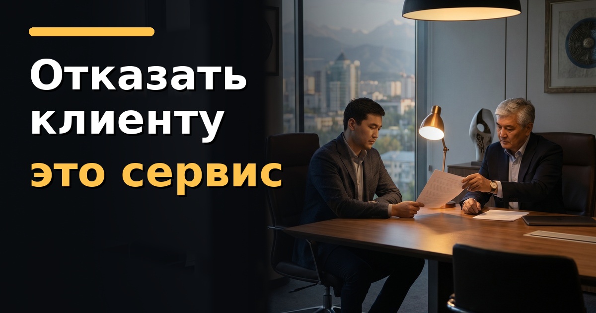 Обложка статьи Почему я отказываю клиентам - и считаю это сервисом