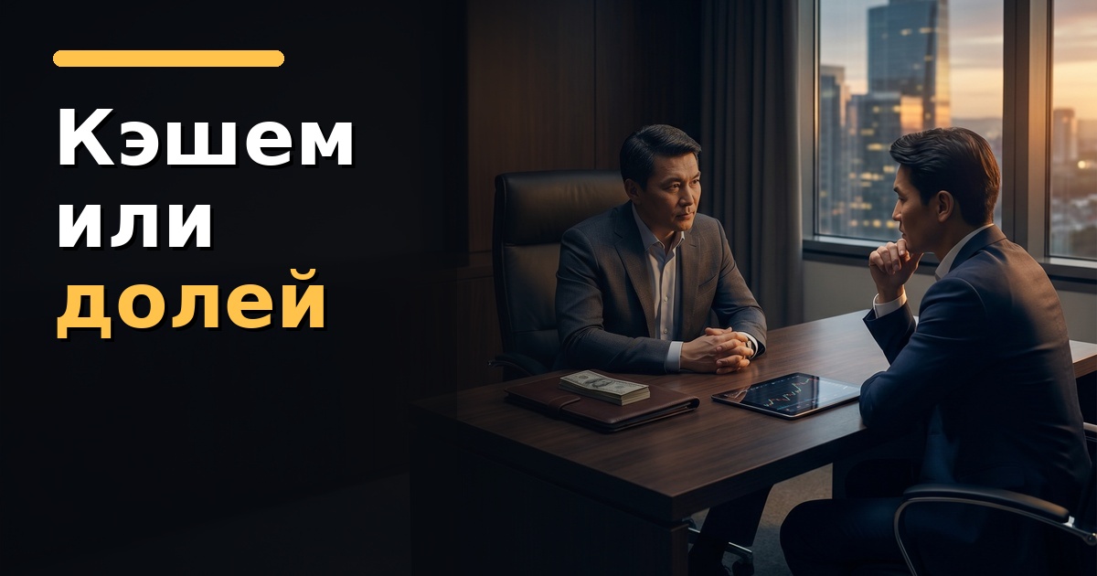 Обложка статьи Как платить за сильного человека: кэшем или долей