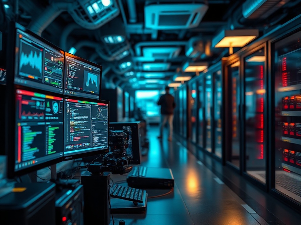 Illustration of automatic data trackers highlighting the importance of cybersecurity in 2026