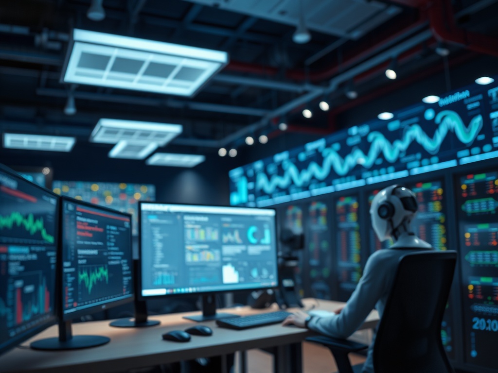Illustration of AI-powered real-time monitoring outperforming periodic reports in data analysis