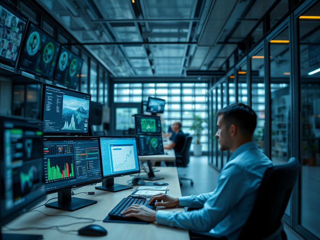 AI financial modeling illustration showing real-time data closing cash flow gaps instantly