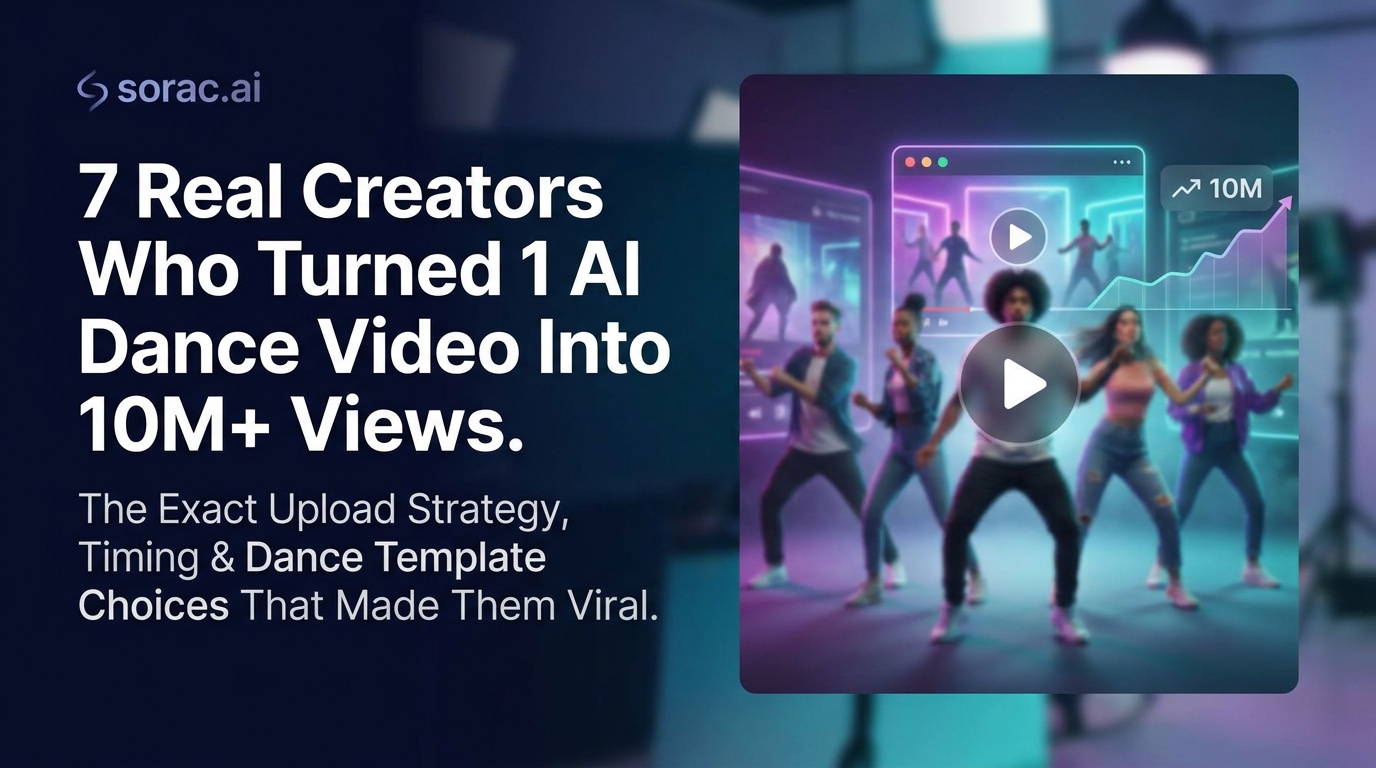 7 Real Creators Who Turned 1 AI Dance Video Into 10M+ Views: The Exact Upload Strategy, Timing & Dance Template Choices That Made Them Viral
