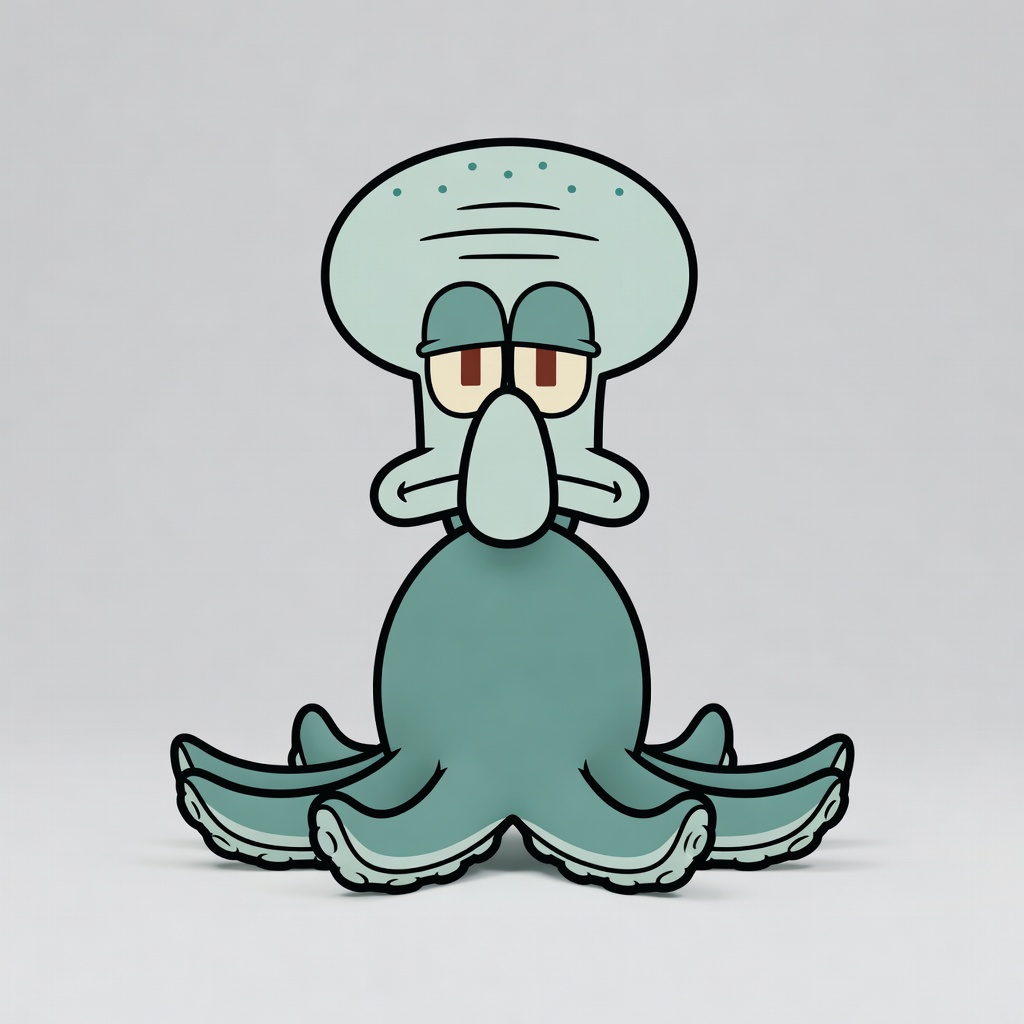Squidward Cartoon Octopus (3)