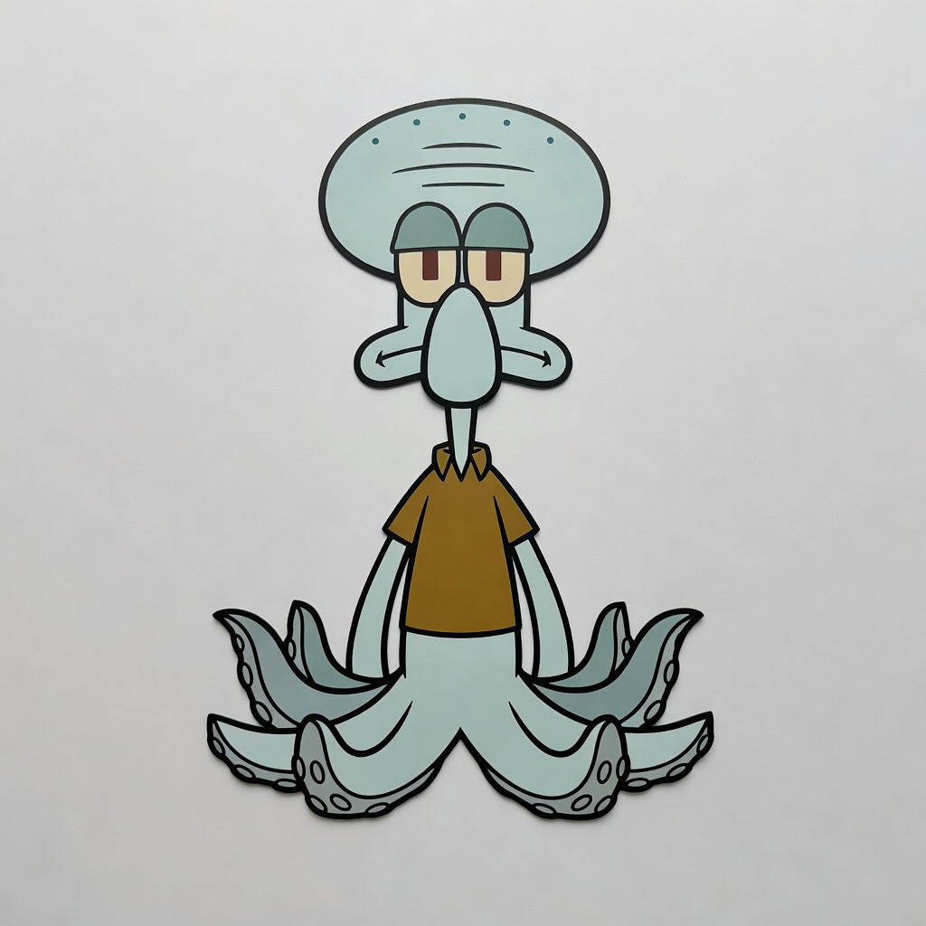 Squidward Cartoon Octopus (2)