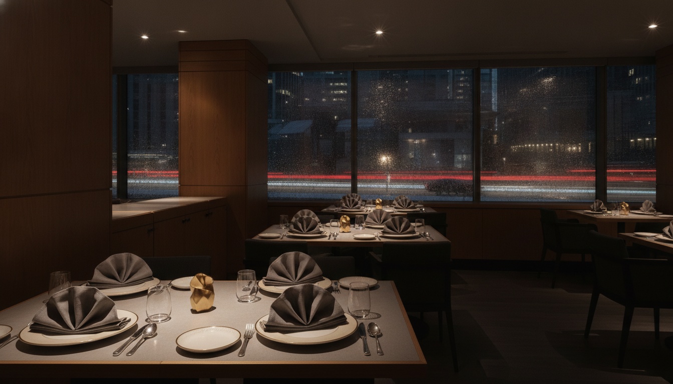 Ambiance de restaurant exclusif à Montréal