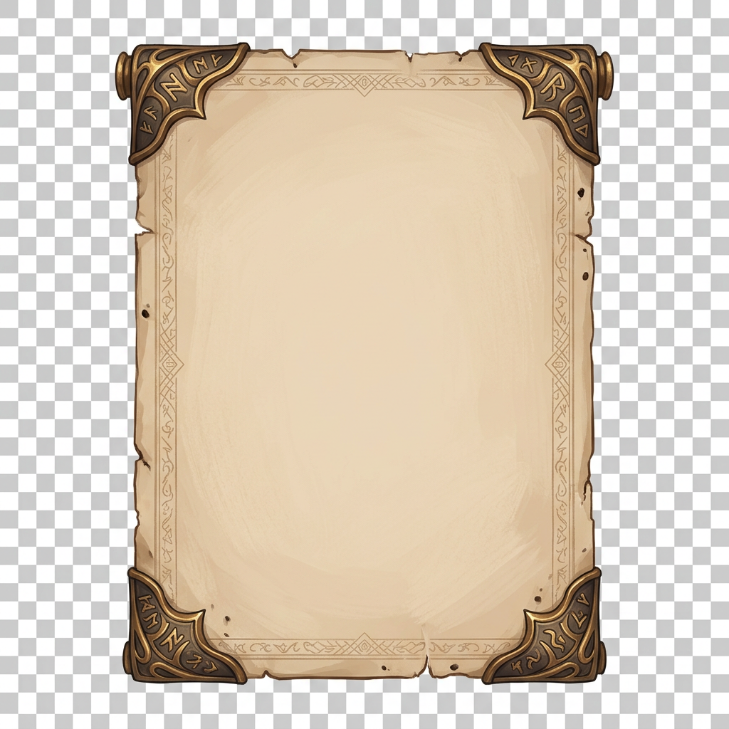 Arcane Paper Scroll