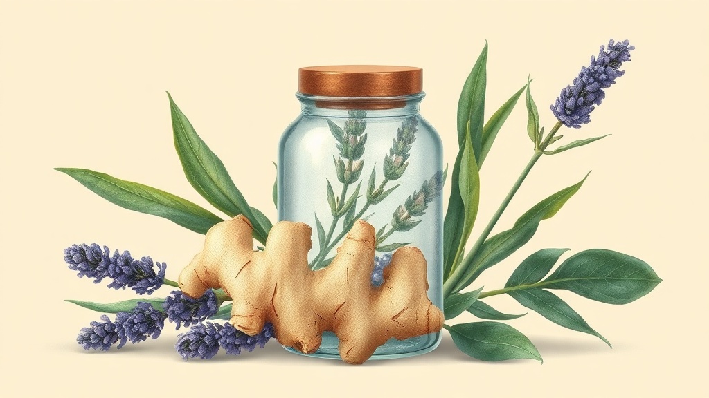 Remédio Caseiro para Enxaqueca: Gengibre e Lavanda