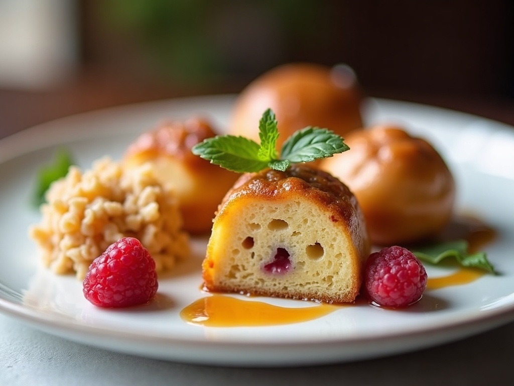 Traditional panettone on a stand, a gourmet Christmas dessert to buy online UK