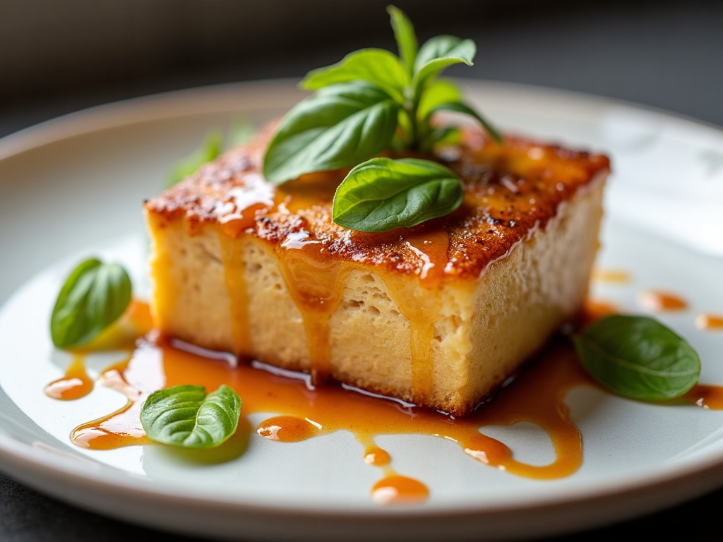 Foie gras on pain perdu with sea salt