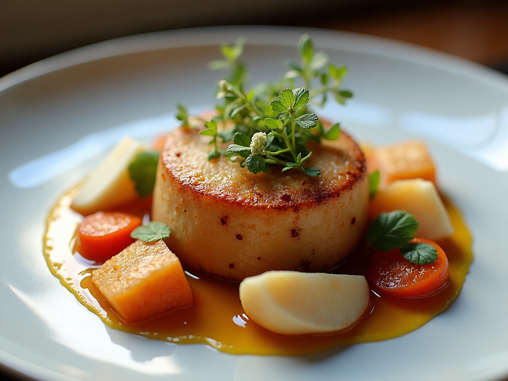 New Year's Eve dinner with foie gras terrine, tournedos, champagne