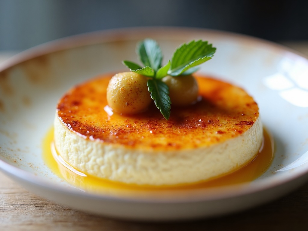 Foie gras crème brûlée with brûléed sugar top