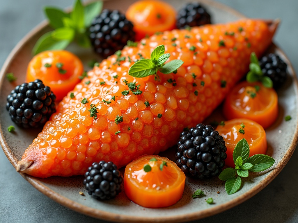 Caviar platter being assembled by guests with multiple small bites in progress