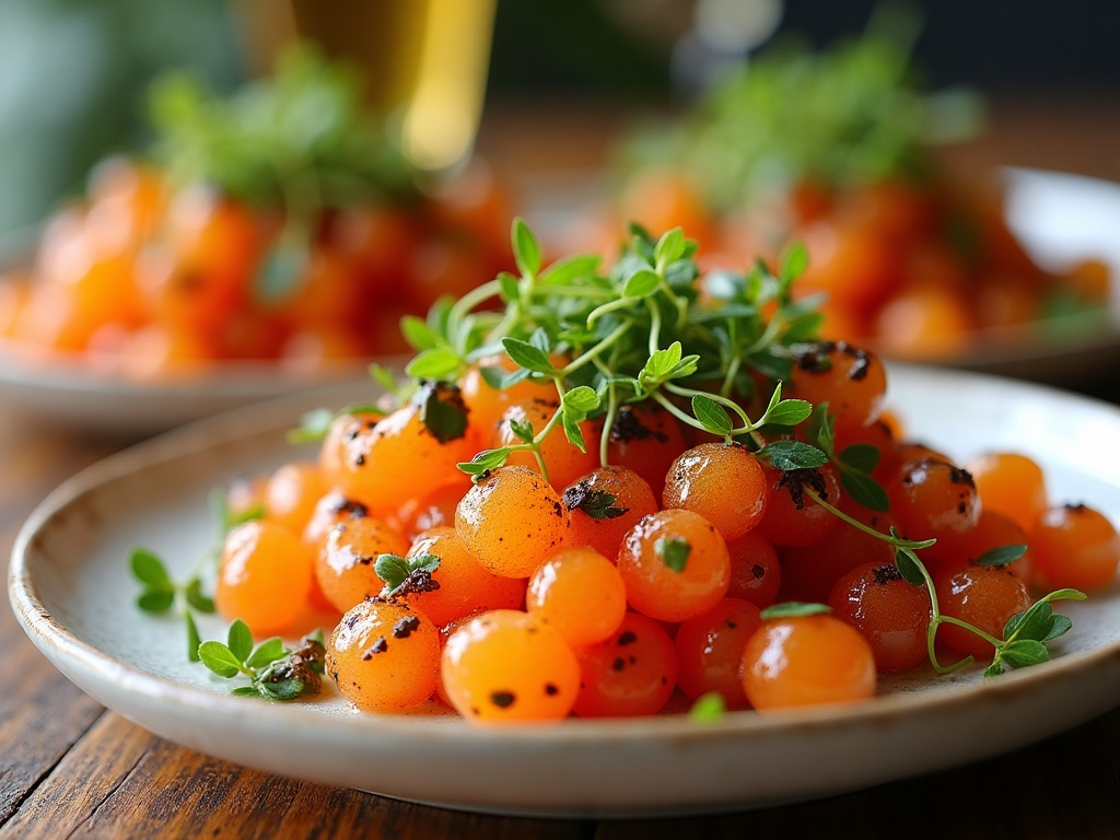 Summer picnic with caviar canapés on cooler bag