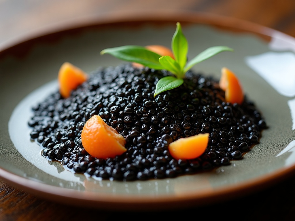 Golden Oscietra Special Reserve caviar, amber eggs with a rich buttery flavour