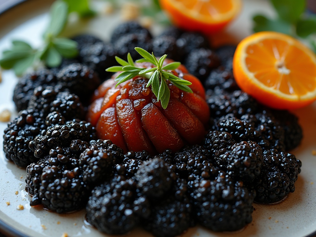 Golden Oscietra Special Reserve caviar, amber eggs with a rich buttery flavour