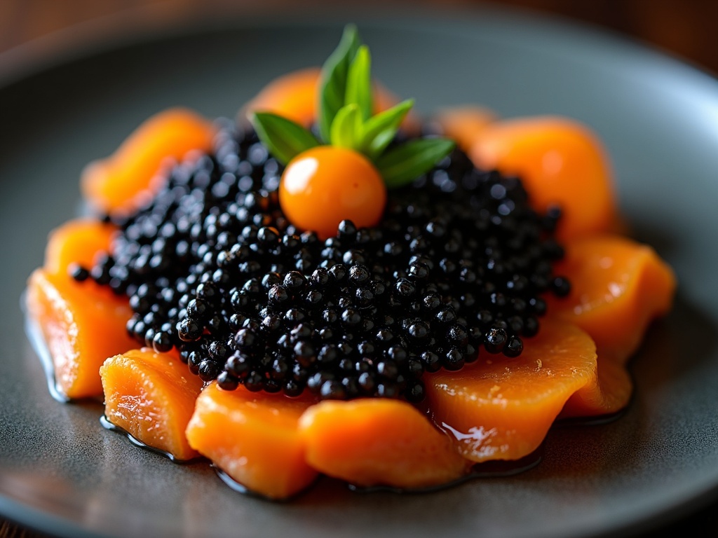 Three Kings Day luxury table with Roscón de Reyes and caviar spread