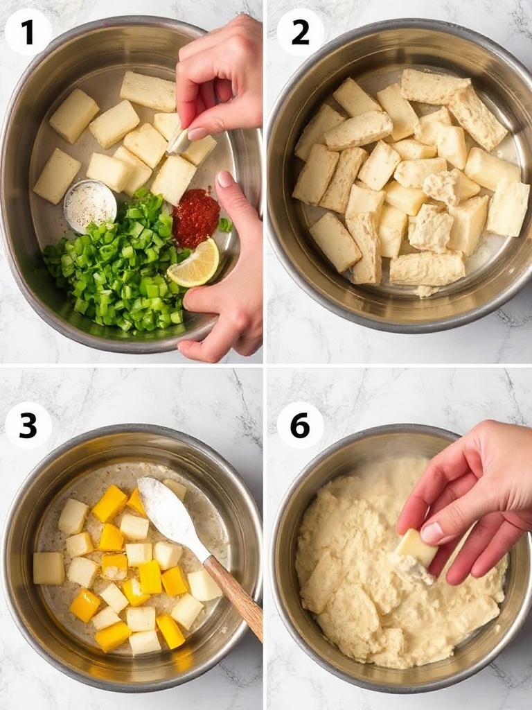 entrée preparation