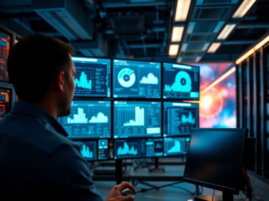 Illustration of AI providing real-time insights for AI-assisted software development processes