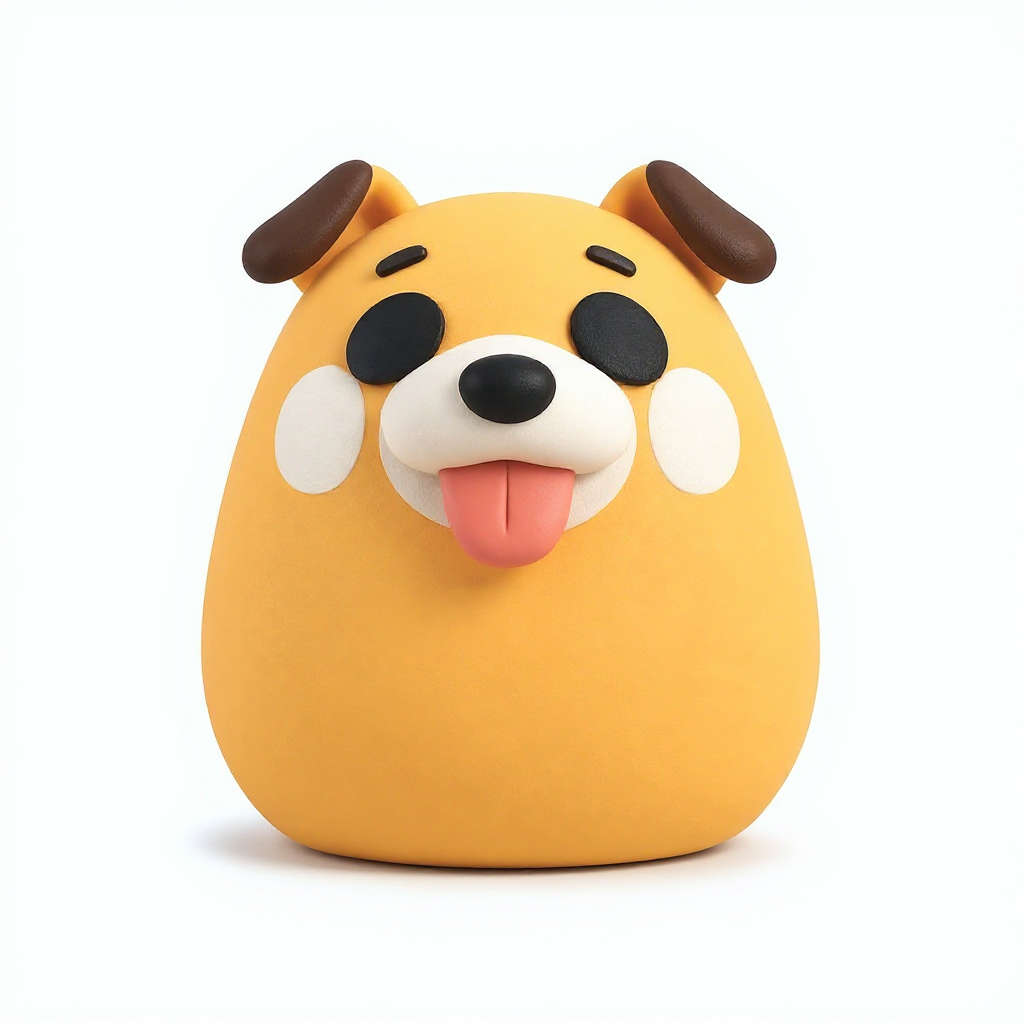 Sloppy Pup — Meet Sloppy Pup, the adorable squishy dog with a happy tongue out—soft, squeezable, and perfectly safe for little hands.