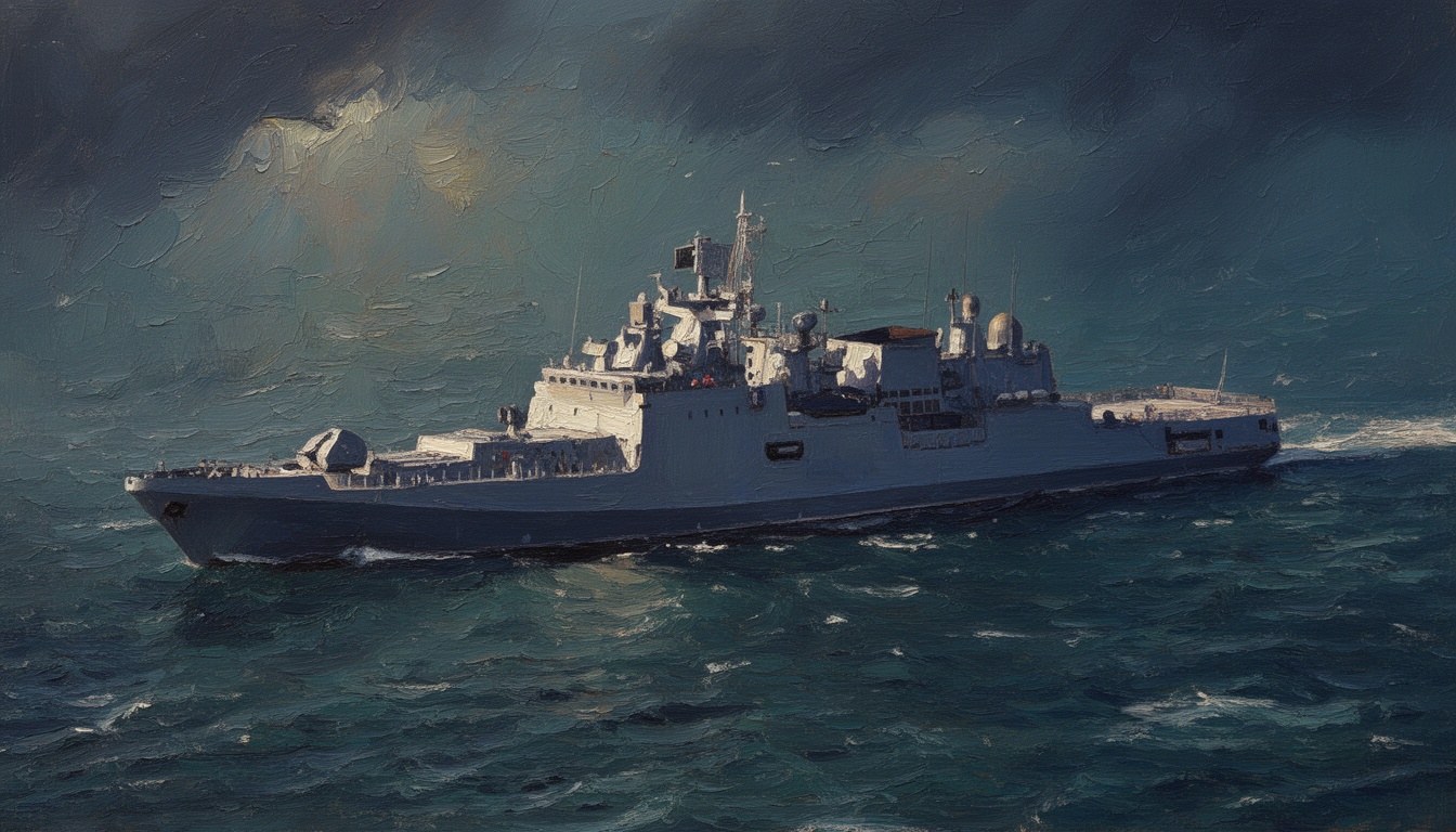 Russian Frigate Fires Warning Shots at UK Yacht in Channel