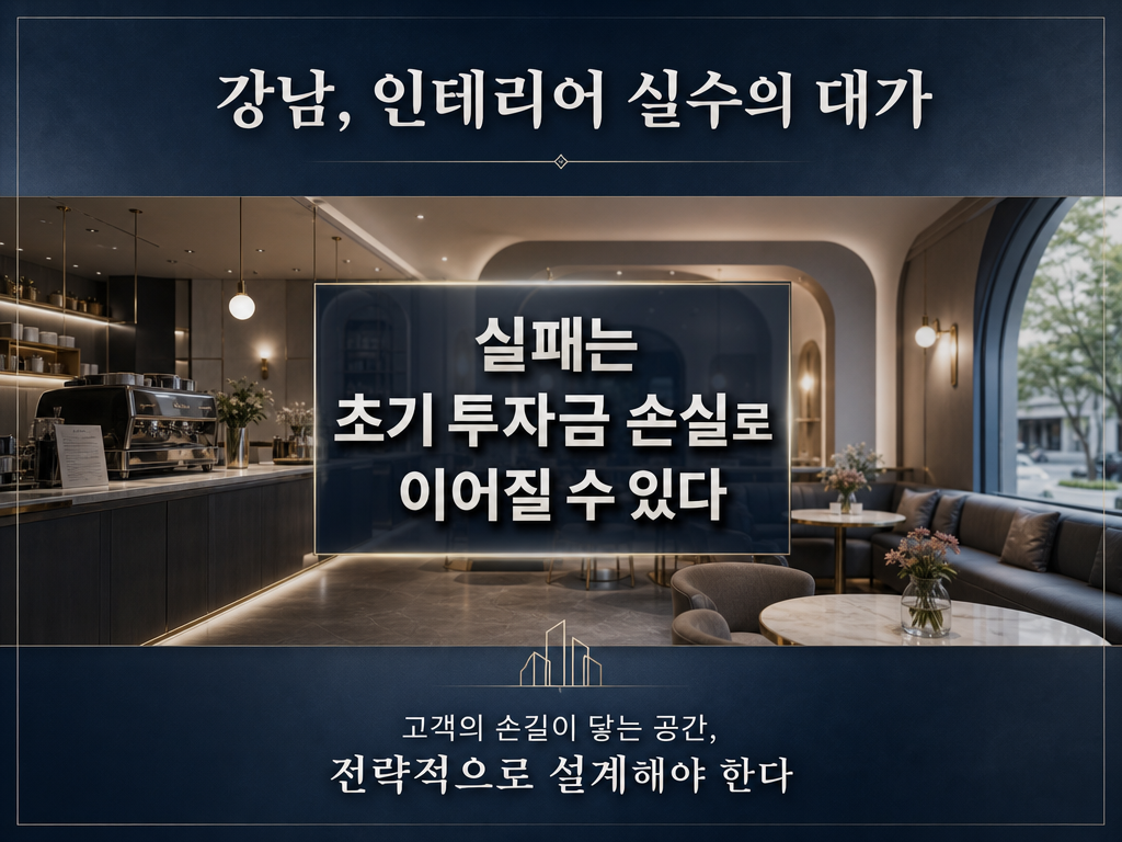 상업공간 인테리어 업체, 시공만 맡기면 매출까지 달라질까?