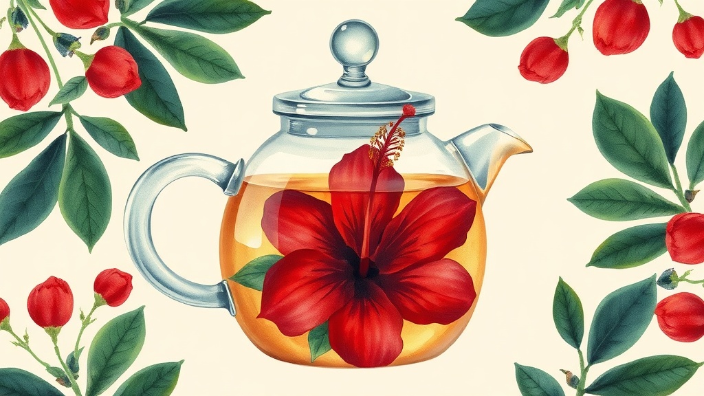 Chá de Hibisco para Pressão Alta: Receita Prática