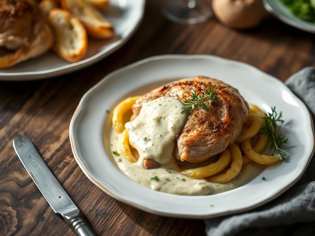 Poulet à la Crème et Moutarde à l'Ancienne : La Recette Maison Facile et Inratable