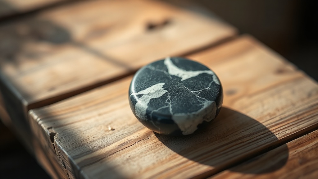 Représentation sculptée du symbole Tai Chi illustrant la dualité Yin et Yang