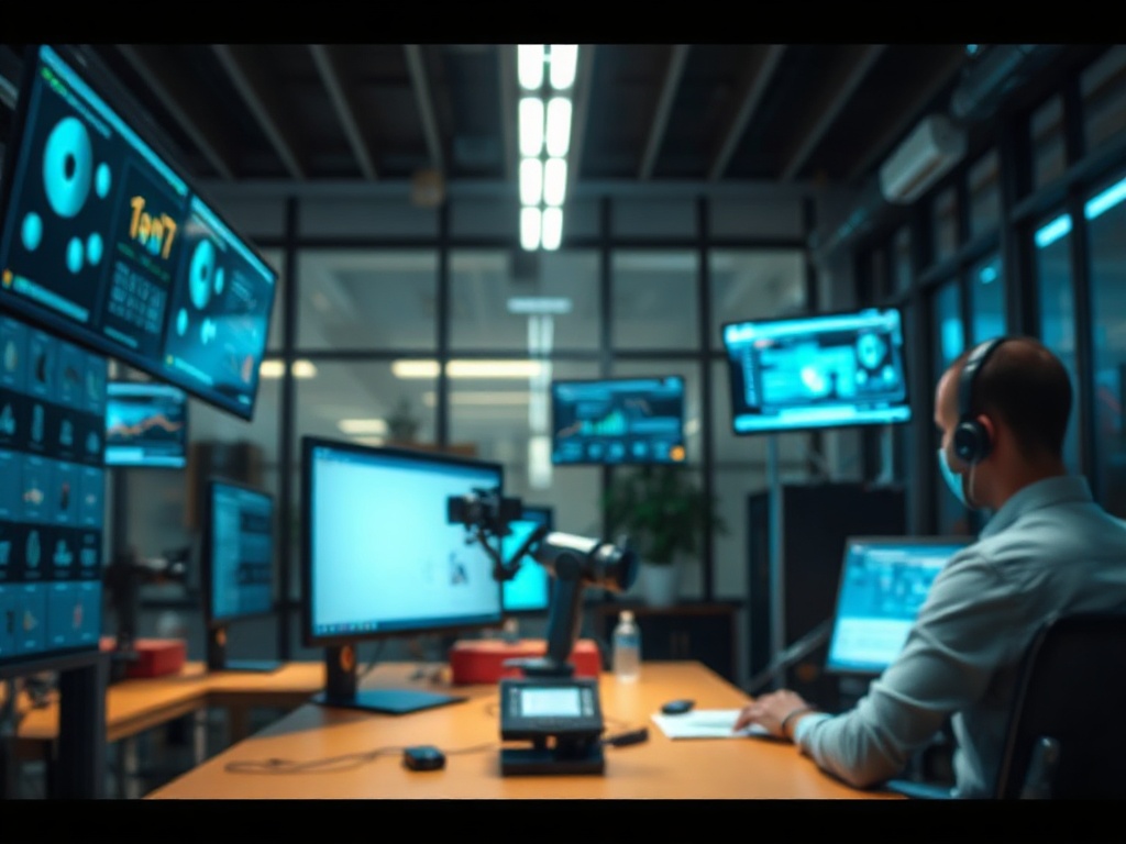 AI video production illustrating multi-language and accent adaptation for global content creation