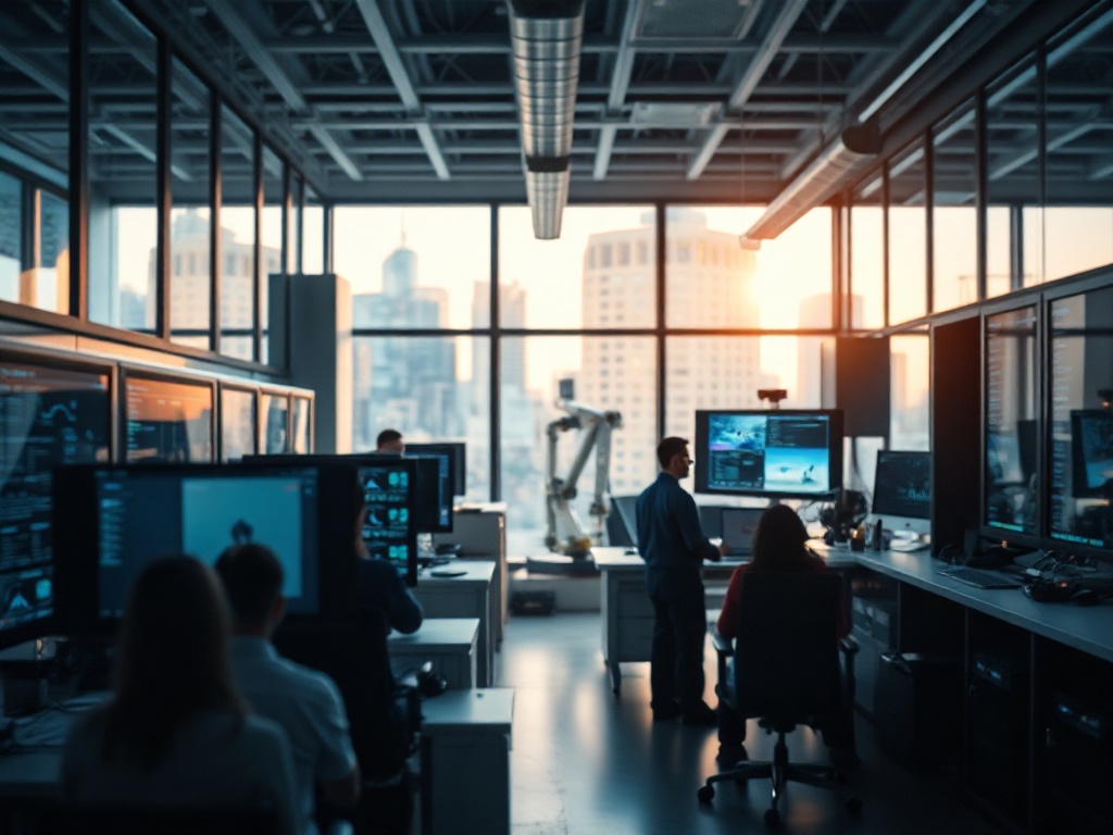 Illustration of AI automation project stalled at data connection stage, highlighting integration challenges in AI business strategy