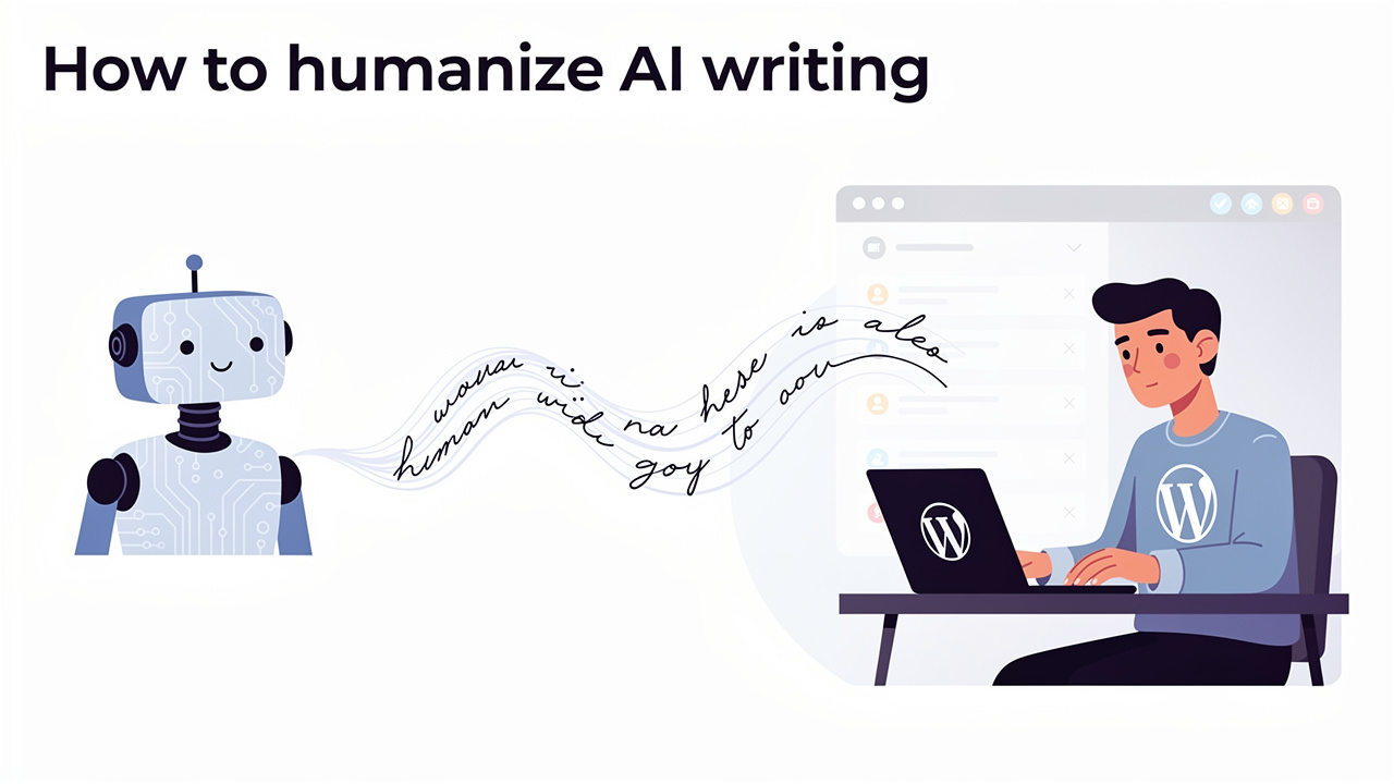 humanize AI writing for WordPress
