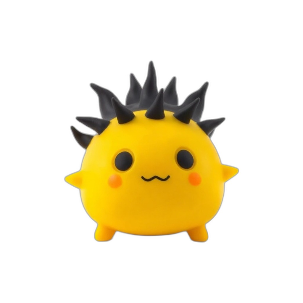 Sir Looking — Meet Sir Looking, a fluffy-haired squishy pal with bold retro charm and a cheerful, quirky smile kids adore!
