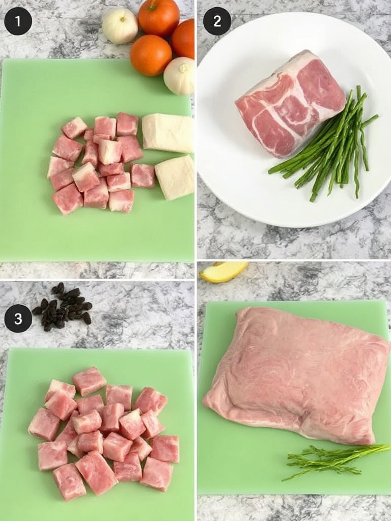 joue de porc recette preparation