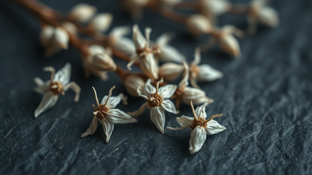 Bourgeons de thé blanc Silver Needle séchés avec leurs fins poils argentés caractéristiques