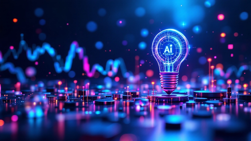 AI data analysis tools for small businesses, showcasing technology and data insights for growth