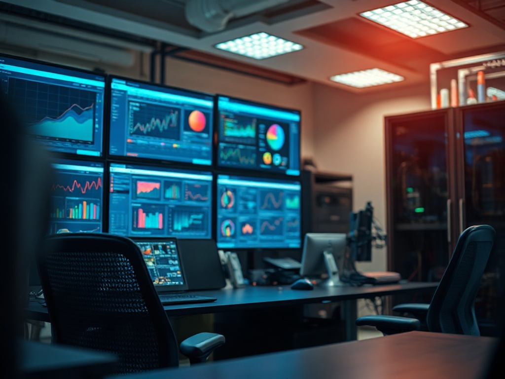 Illustration of predictive analytics transforming data into profit in AI tools industry