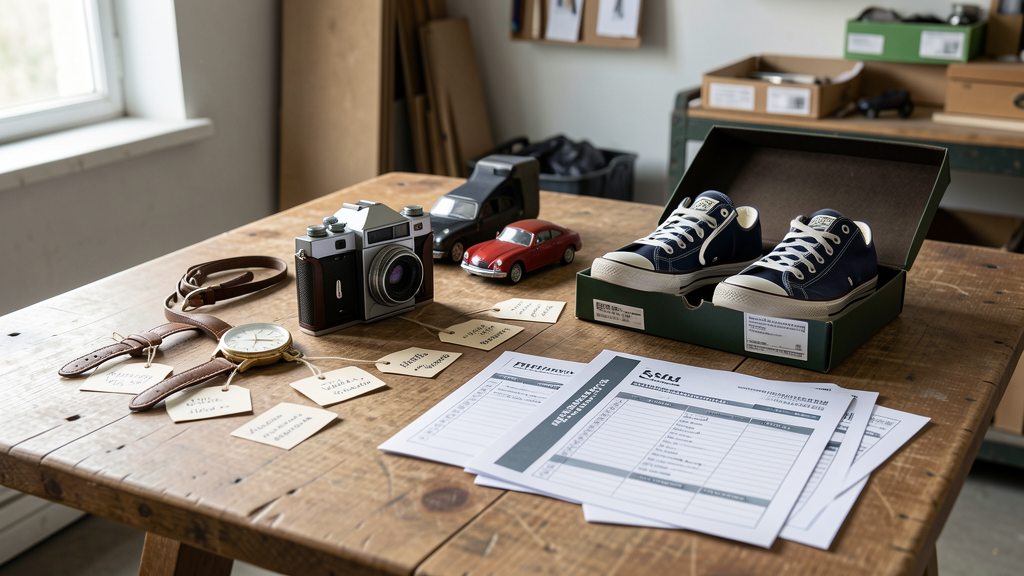 Atelier de vendeur professionnel : objets de seconde main premium, fiches de marge et checklist de mise en ligne