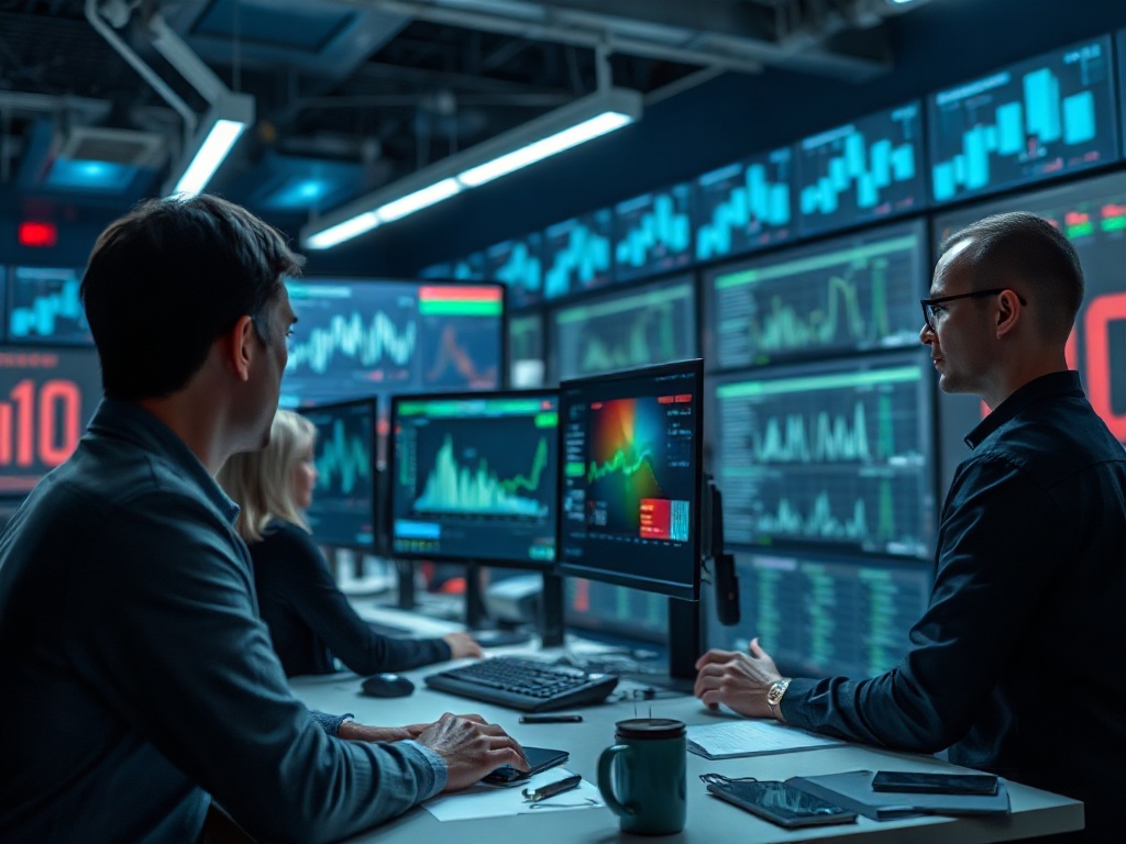 Illustration of AI-powered lead scoring system eliminating sales guesswork in marketing strategies