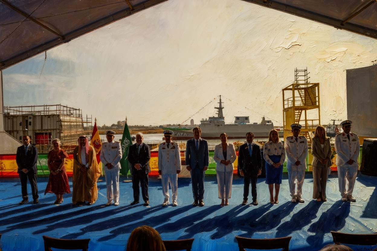 Navantia Launches Sixth Corvette for Saudi Arabia