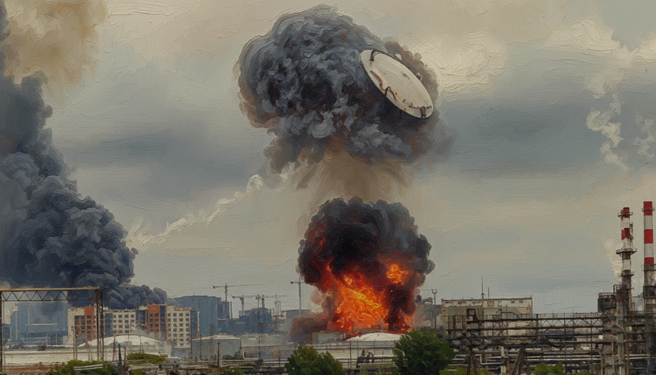 Ukraine Launches Massive Aerial Strike on Moscow