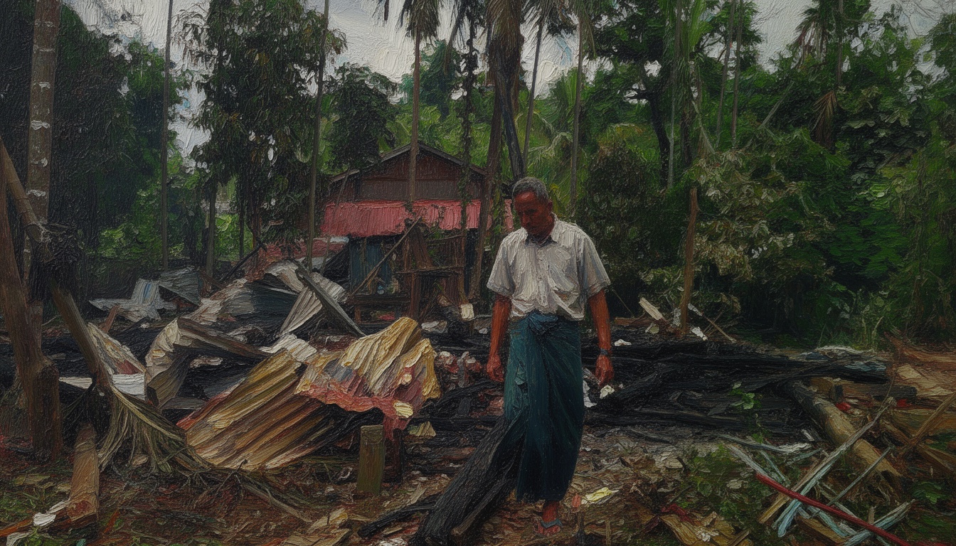 Myanmar Military Airstrike Kills Seven Civilians in Rakhine State