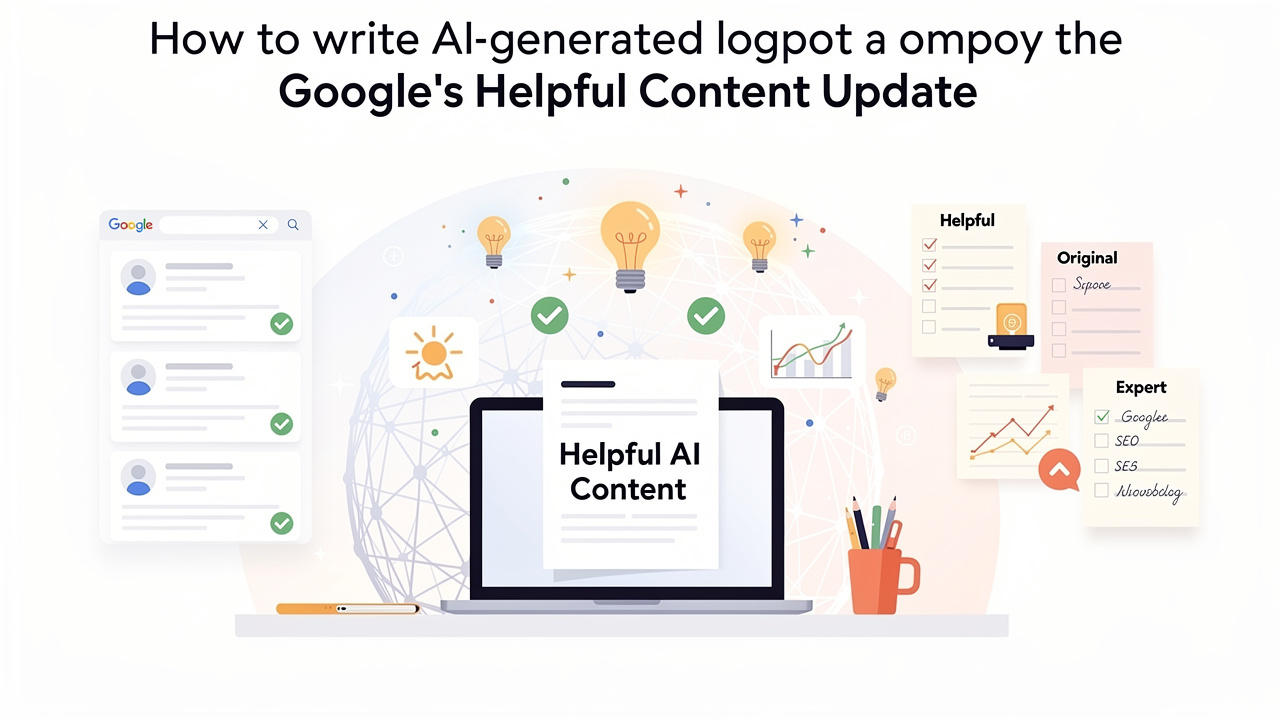 How to Write AI Blog Posts That Pass Google Helpful Content Update